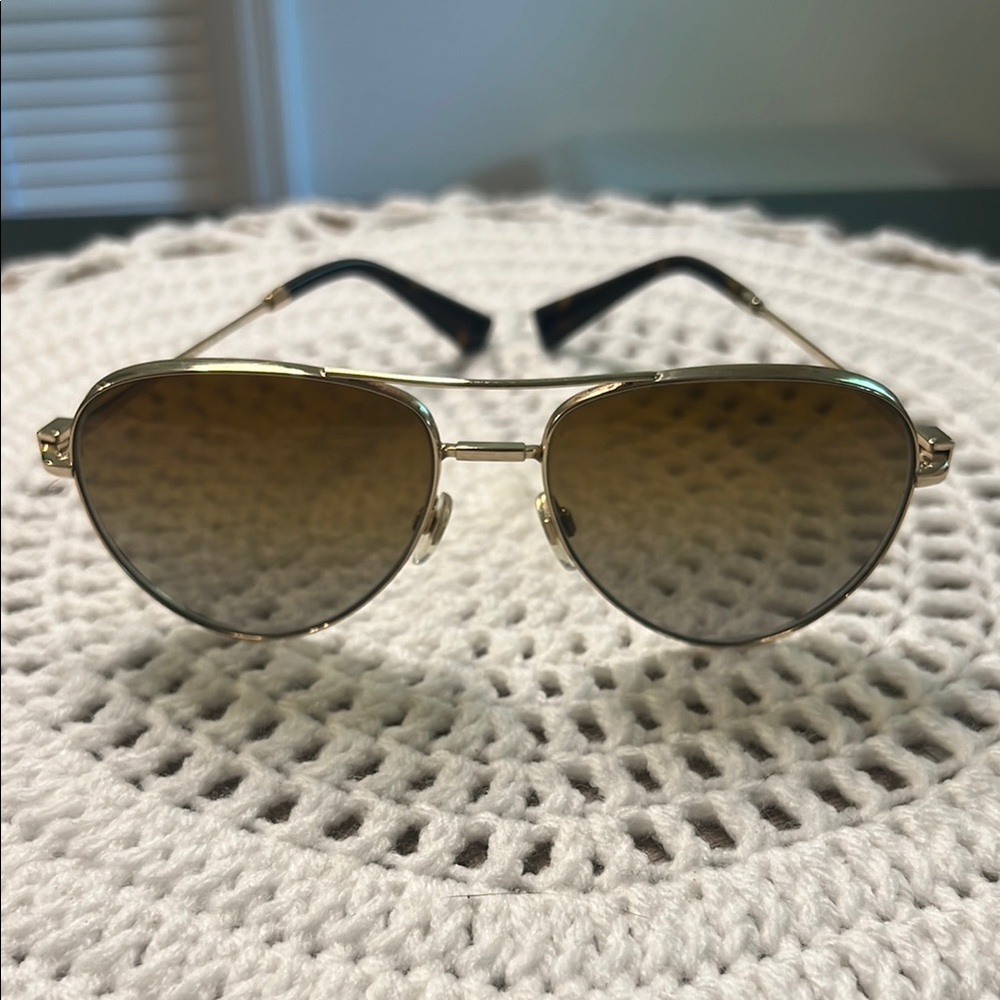 Valentino - VA2034 - Polarized - Gold Aviator Sunglasses
